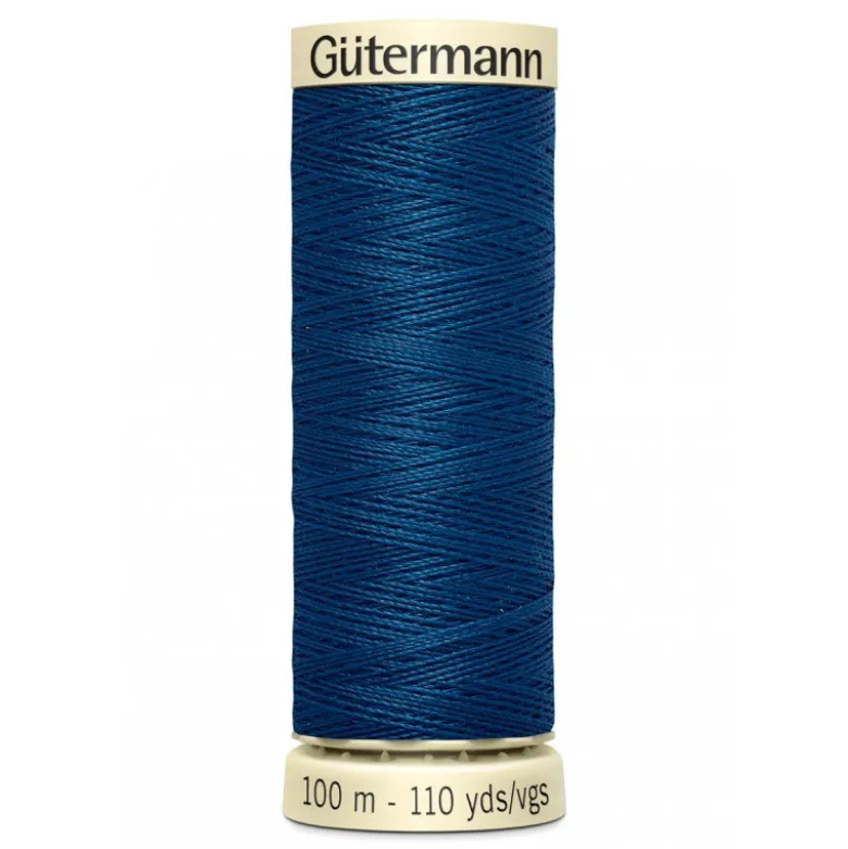 Bobine de Fil pour tout coudre Gutermann 100 m - N°967 bleu
