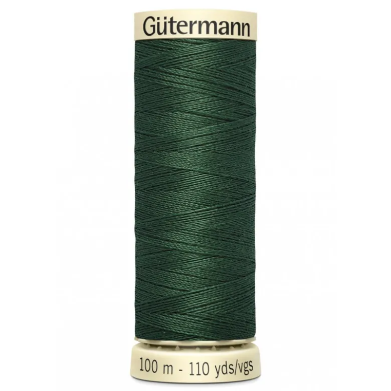 Bobine de Fil pour tout coudre Gutermann 100 m - N°555 vert
