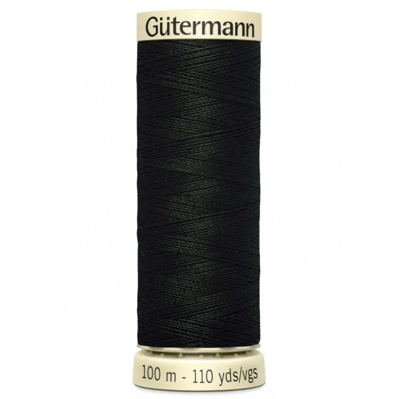 Bobine de Fil pour tout coudre Gutermann 100 m - N°766 vert