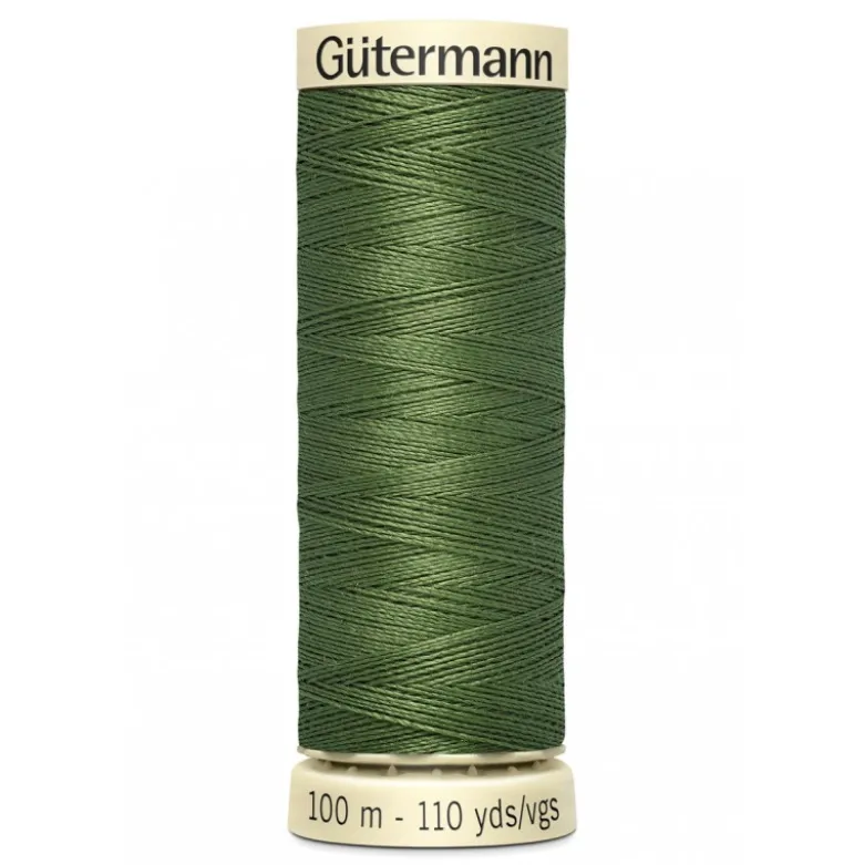 Bobine de Fil pour tout coudre Gutermann 100 m - N°148 vert