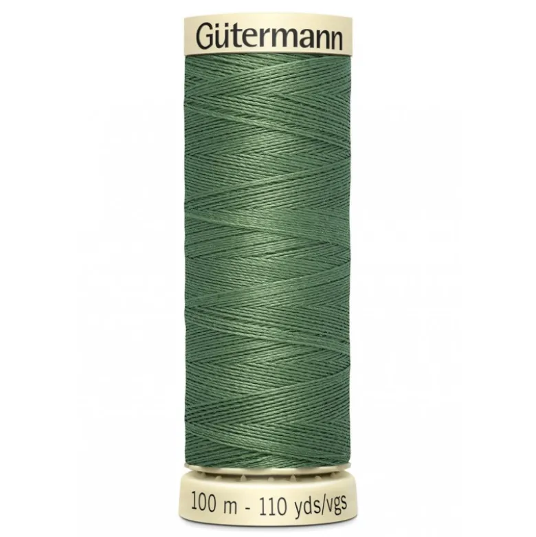 Bobine de Fil pour tout coudre Gutermann 100 m - N°296 vert
