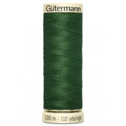 Bobine de Fil pour tout coudre Gutermann 100 m - N°639 vert