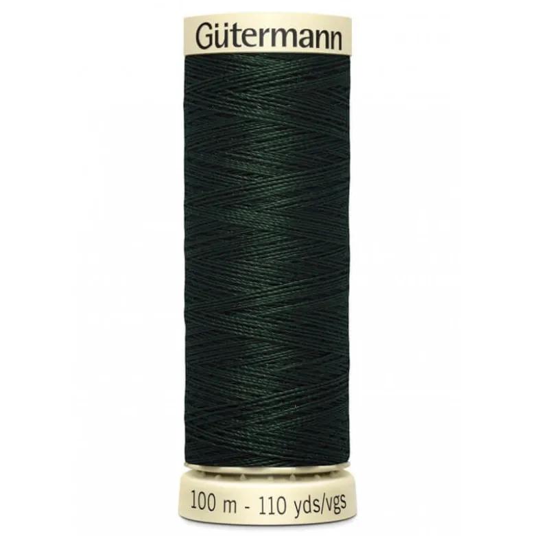Bobine de Fil pour tout coudre Gutermann 100 m - N°707 - vert sapin