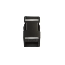 Boucle noire pour sangle de sac à dos - 25mm