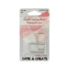 Boucles passant rectangle finition Argent nickelé (lot de 2)