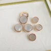 Bouton alliage bijou - 23 mm - Blanc