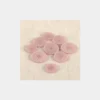 Bouton en résine Bio coloris rose laurier