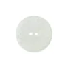 Bouton nacre River Shell 15mm blanc contour fleuri