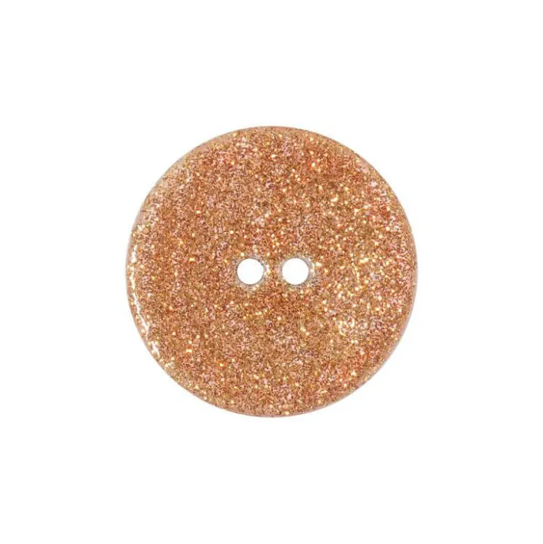 Bouton nacre River Shell 15mm orange