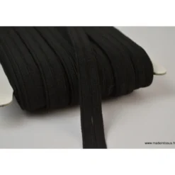 Boutonnière elastique 16mm coloris Noir
