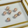 Bouton perle - 10mm - Rose