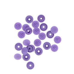 Bouton pression plastique sans pince Bohin 9mm - Mauve