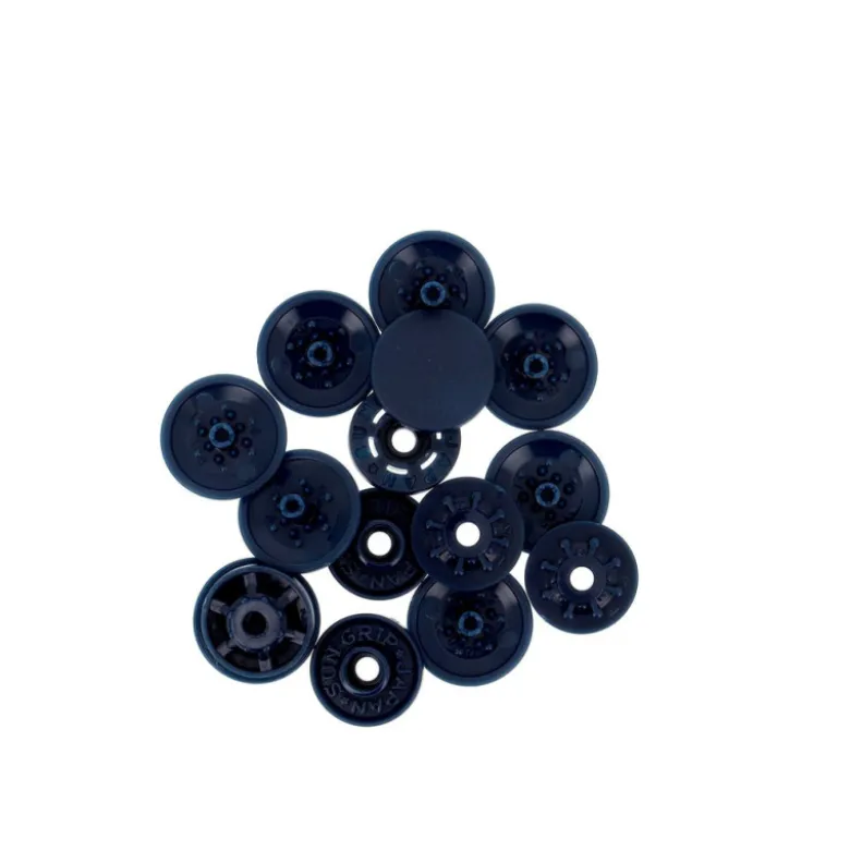 Bouton pression plastique sans pince Bohin 13mm - Bleu Marine
