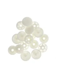 Bouton pression plastique sans pince Bohin 9mm - Blanc