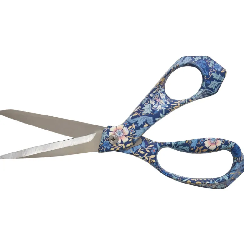 Ciseaux de couture fleuri bleu – 21,5cm
