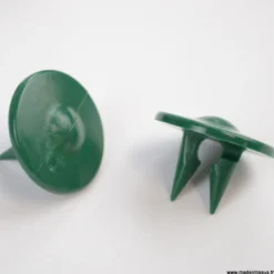 10 clips fixation rapide brise vue vert grillage panneau