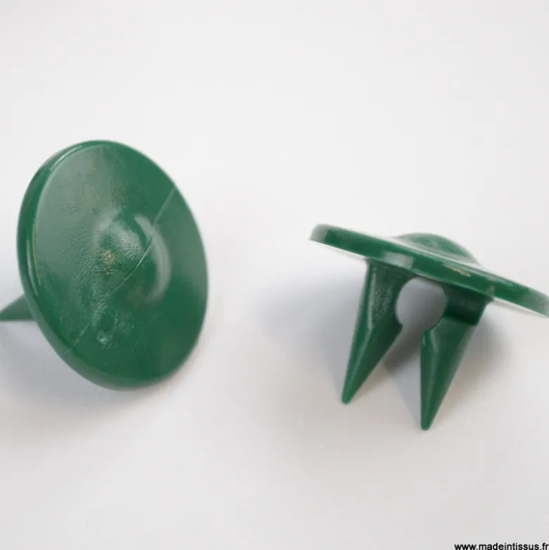 10 clips fixation rapide brise vue vert grillage panneau