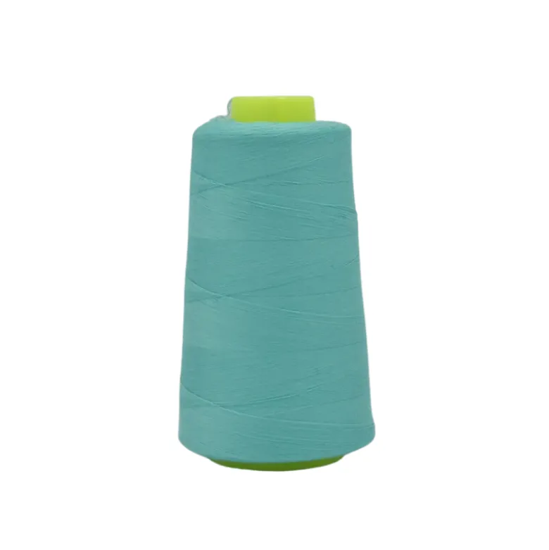 Cône de fil à coudre 100% polyester bleu lagon - 3000 yards