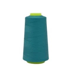 Cône de fil à coudre 100% polyester bleu pétrole clair Paon - 3000 yards