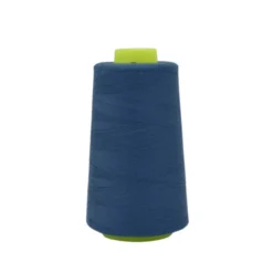 Cône de fil à coudre 100% polyester bleu Denim - 3000 yards