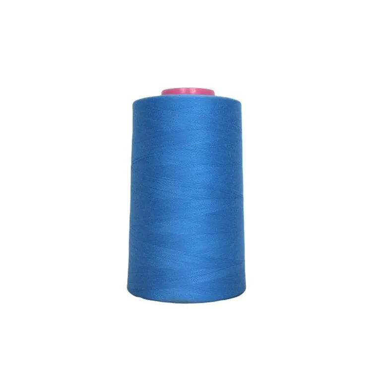 Cône de fil à coudre 100% polyester bleu - 5000 yards (4573m)