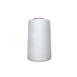 Cône de fil à coudre 100% polyester Blanc - 5000 yards (4753m)