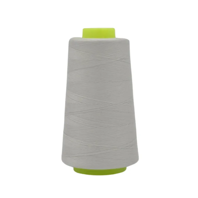 Cône de fil à coudre 100% polyester Gris argenté - 3000 yards