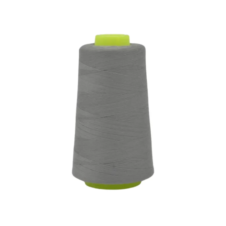 Cône de fil à coudre 100% polyester Gris clair - 3000 yards