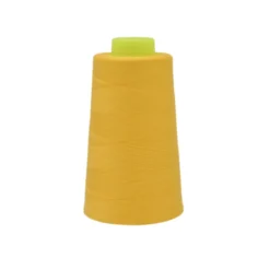 Cône de fil à coudre 100% polyester Jaune - 3000 yards