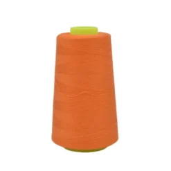 Cône de fil à coudre 100% polyester Orange - 3000 yards