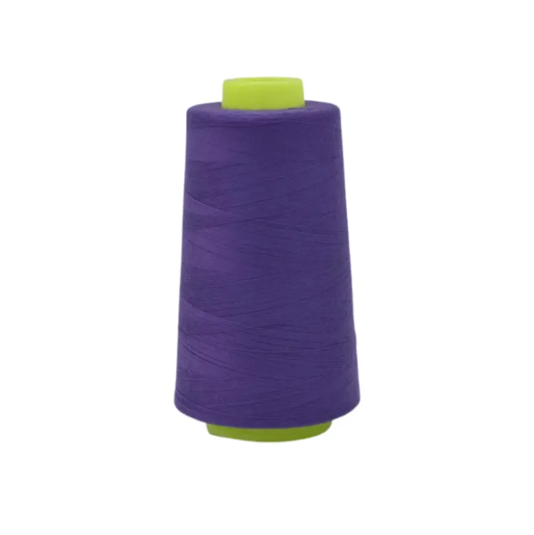 Cône de fil à coudre 100% polyester Purple - 3000 yards