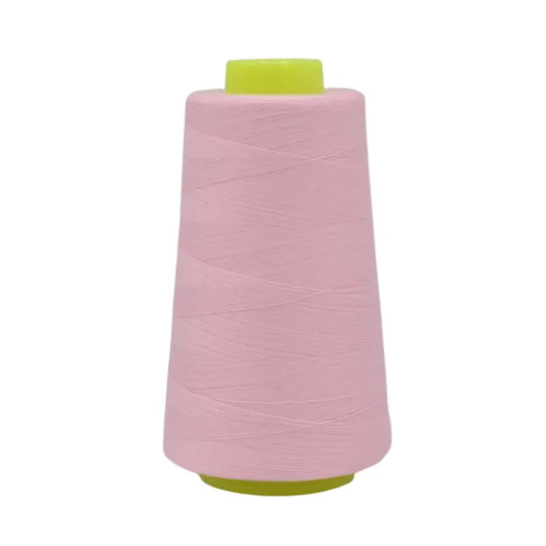 Cône de fil à coudre 100% polyester Rose bébé - 3000 yards