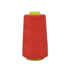Cône de fil à coudre 100% polyester Rouge - 3000 yards