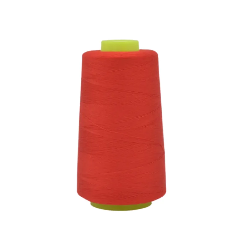Cône de fil à coudre 100% polyester Rouge - 3000 yards