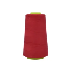 Cône de fil à coudre 100% polyester Rouge foncé - 3000 yards