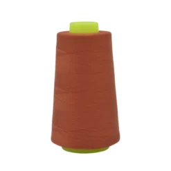 Cône de fil à coudre 100% polyester Terracotta - 3000 yards