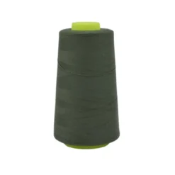 Cône de fil à coudre 100% polyester Vert armée - 3000 yards