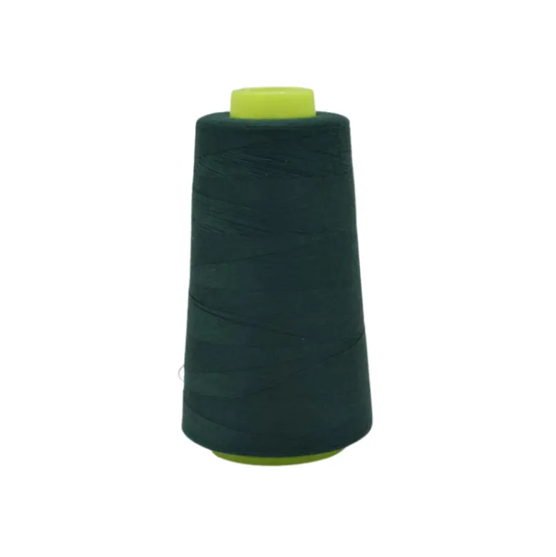 Cône de fil à coudre 100% polyester Vert bouteille - 3000 yards
