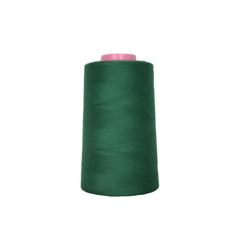 Cône de fil à coudre 100% polyester vert sapin - 5000 yards (4573m)