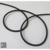 Cordon élastique rond Rayonne 3mm Noir