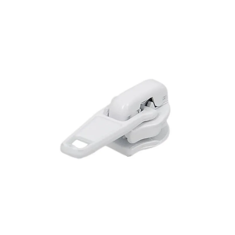 Curseur coloris Blanc pour fermeture éclair maille n°5