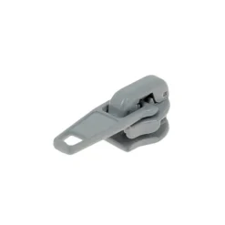 Curseur coloris gris pour fermeture éclair maille n°5