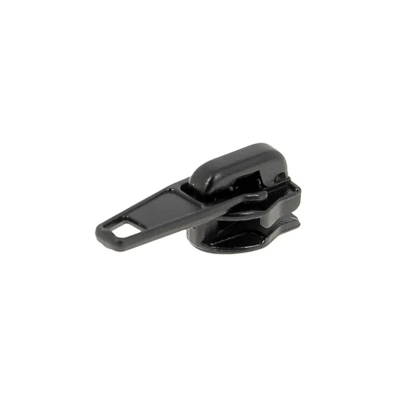 Curseur coloris Noir pour fermeture éclair maille n°5