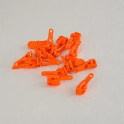 Curseur coloris pour fermeture éclair maille n°3 - Orange fluo