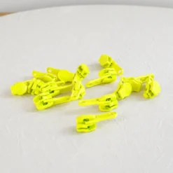Curseur coloris pour fermeture éclair maille n°3 - Jaune fluo