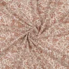 Double gaze Bertille motifs fleurs fond écru - oeko tex