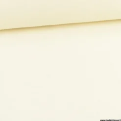 Double gaze de coton Bio uni Ecru -OEKO TEX