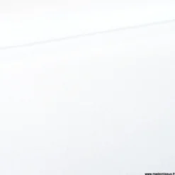 Double gaze de coton irisé Lurex Blanc -OEKO TEX