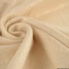 Double gaze de coton irisé Lurex fond Sable -OEKO TEX