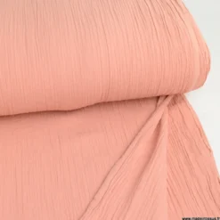 Double gaze grande largeur coloris Marsala (280cm) - OEKO TEX